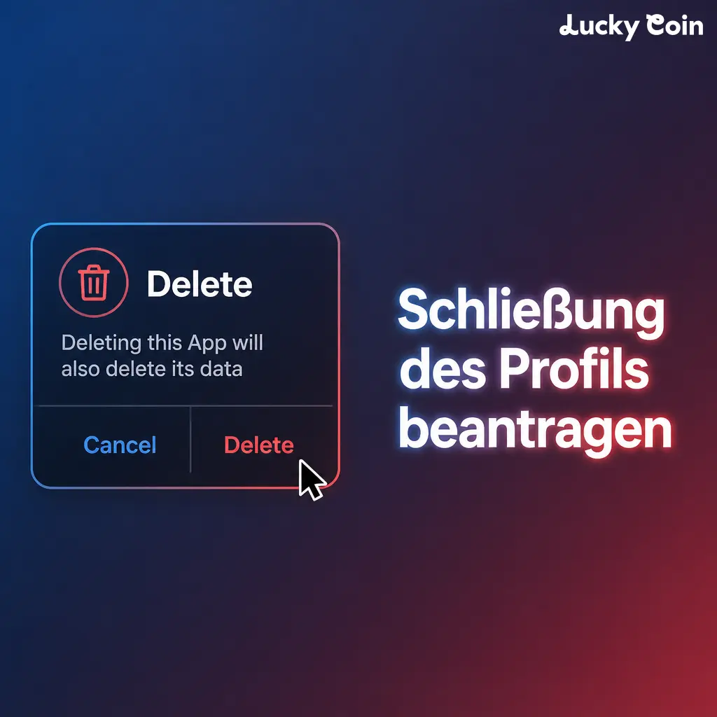 Temporäre oder permanente Profilschließung und Selbstausschluss beim Support beantragen.