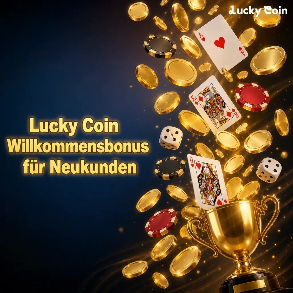 Lucky Coin Willkommensbonus für Neukunden: 35% Bonus und 300 Freispiele auf die Ersteinzahlung.